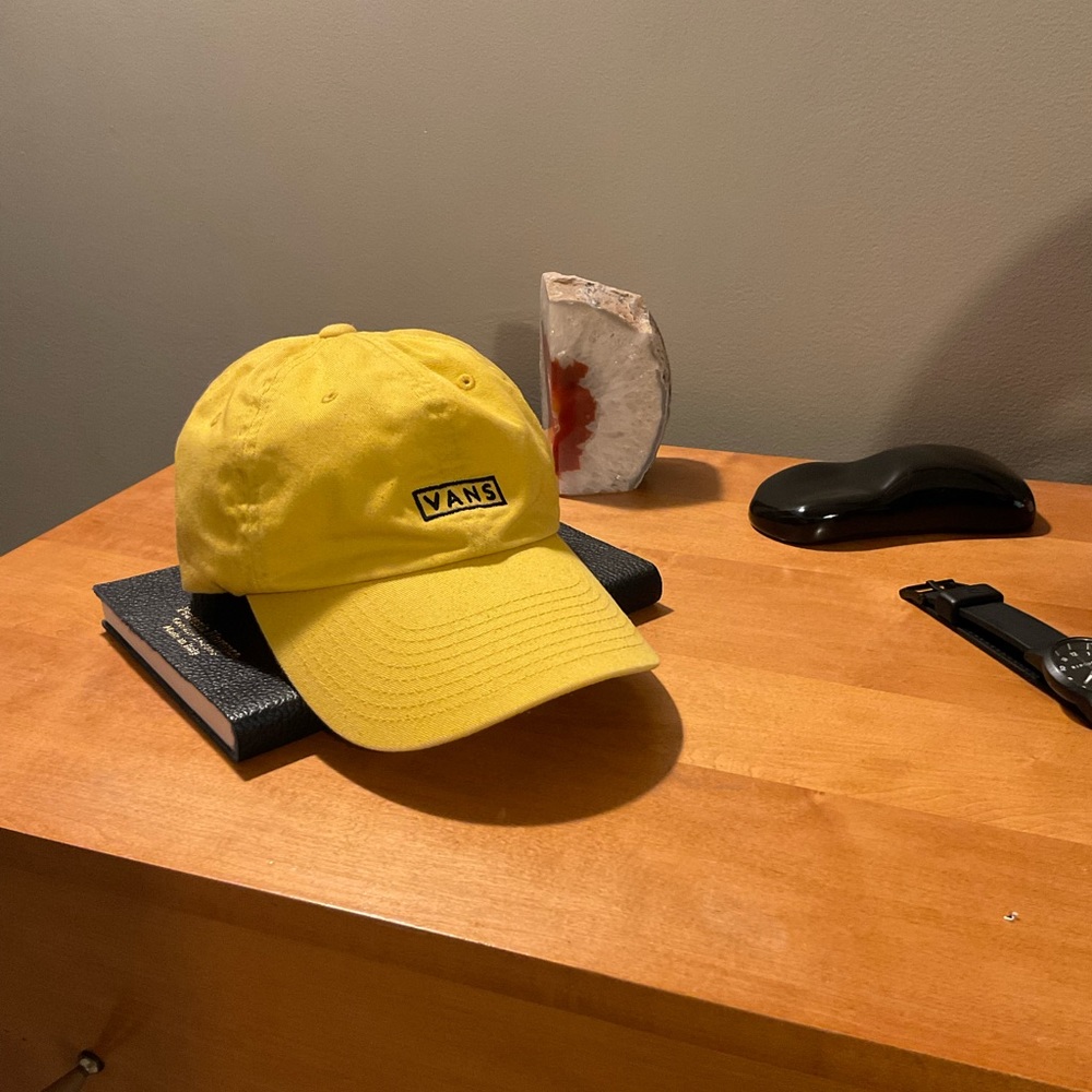 Yellow vans hat